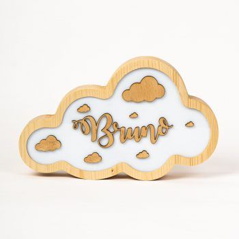 Lámpara Nube Quitamiedos Infantil Madre Personalizada