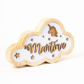 Lampara nube Unicornio