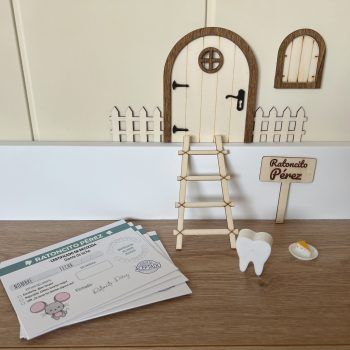 Ejemplo de colocación de la Puerta Ratoncito Pérez Álamo